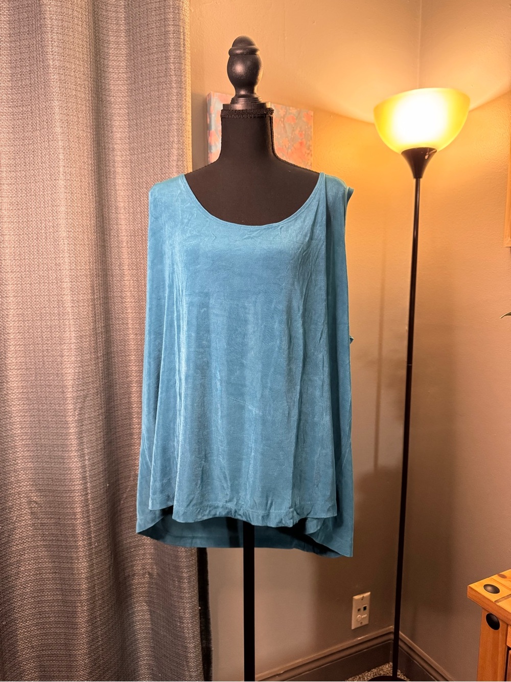 Slinky Brand Teal Swing Tank Top